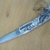 Sharp Pocket Knife, Made In Japan - Raised Relief Pheasants, Single Lock Blade, [Used - Near Mint Cond.] - Image 4