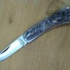 Sharp Pocket Knife, Made In Japan - Raised Relief Pheasants, Single Lock Blade, [Used - Near Mint Cond.] - Image 3
