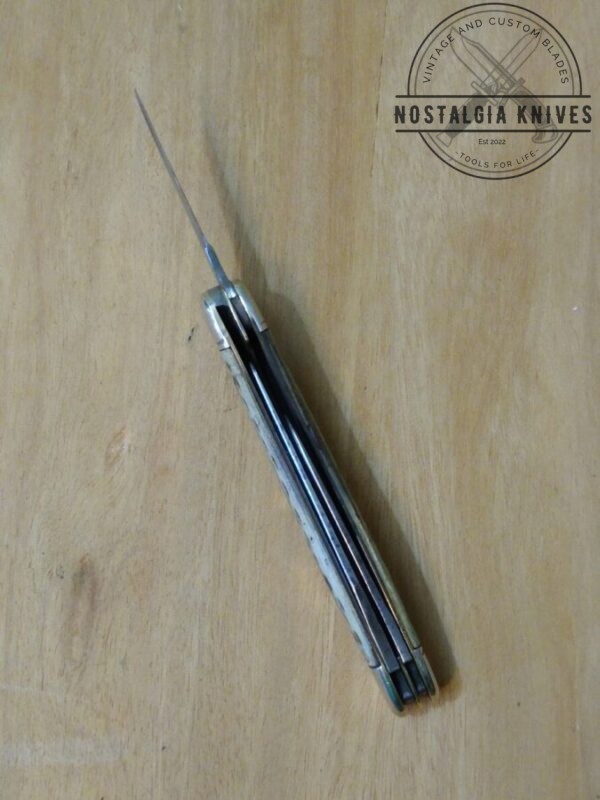 Vintage Old John Primble Belknap HDW & MFG Co. Stockman 3 Blade Pocket Knife – Toothpick Shaped Blades[Used – Good Cond.] Collectible Knives