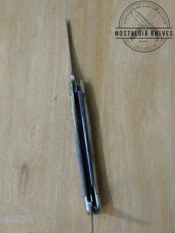 Vintage Old John Primble Belknap HDW & MFG Co. Stockman 3 Blade Pocket Knife – Toothpick Shaped Blades[Used – Good Cond.] Collectible Knives