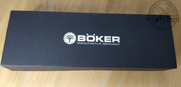 Böker Solingen Germany Tree Brand Jigged Bone Handle, Large Slimline Trapper Knife in Orig. Packaging [Unused – Pristine Mint Cond.] Böker