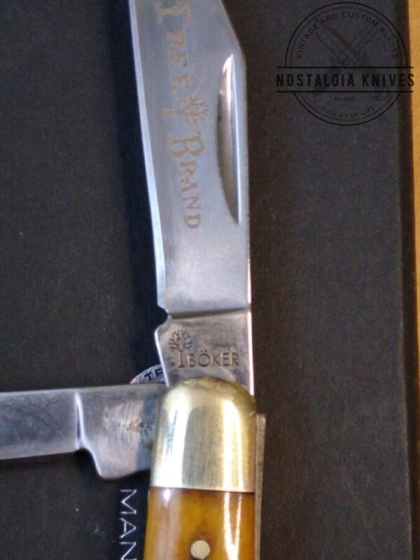 Böker Solingen Tree Brand Jigged Bone Handle, 3 Blade Stockman Knife in Orig. Packaging [Unused – Pristine Cond.] Böker campgear