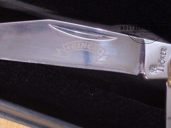 Böker Solingen Cinch Tree Brand Jigged Bone Handle, 3 Blade Stockman Knife in Orig. Packaging[Unused – Pristine Mint Cond.] Böker