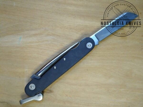 Camillus Marlin Spike Boating Knife w/Sheepfoot Blade and Lever-Locked Spike [New/Unused Cond.]. Folding-Blade
