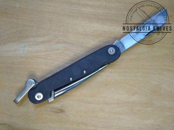 Camillus Marlin Spike Boating Knife w/Sheepfoot Blade and Lever-Locked Spike [New/Unused Cond.]. Folding-Blade