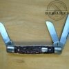 Vintage Colonial Prov. USA Large 3 Blade Stockman Folding Pocket Knife - Patent #3317996 [Unused - Pristine Mint Cond.] - Image 7