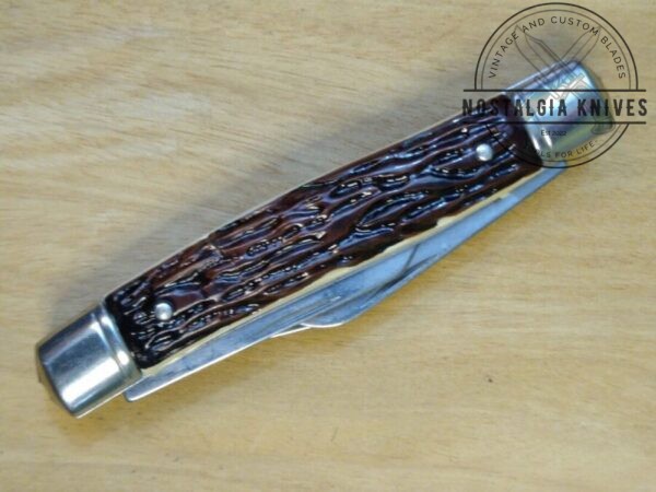 Vintage Colonial Prov. USA Large 3 Blade Stockman Folding Pocket Knife – Patent #3317996 [Unused – Pristine Mint Cond.] Collectible Knives