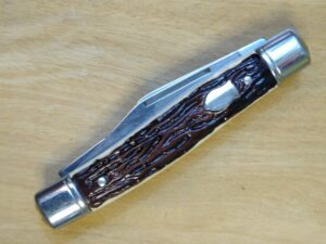 Vintage Colonial Prov. USA Large 3 Blade Stockman Folding Pocket Knife - Patent #3317996 [Unused - Pristine Mint Cond.]