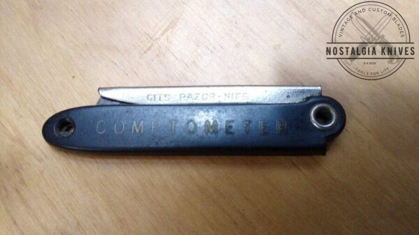 Vintage Gits Razor Knife, Comptometer Promotional item[Used – Near Mint Cond.] Collectible Knives