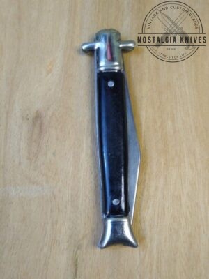 Vintage 'The Ideal' Fishtail Single Blade Pocket Knife w/Black Handle [NOS].