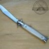 Vintage 'The Ideal' Fishtail Single Blade Pocket Knife w/ White Handle [NOS]. - Image 4