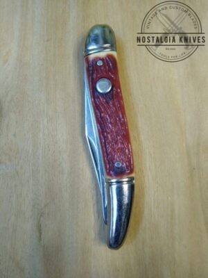 Vintage Providence Cutlery Prov. R.I. Made in USA - Multi Blade 7.5" Fish Knife w/Scaler [Unused - Pristine Mint Cond.].