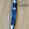 Vintage Providence Cutlery Co. Prov. RI - Medium 2 Blade Jack Knife with Smooth Black Delrin Handle Scales [Unused - Pristine Mint Cond.]
