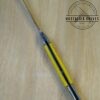 True Nostalgia - 'The Ideal' Vintage Sportsman Pocket Knife w/ Yellow Handle [NOS] - Image 3