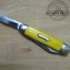 'The Ideal' Vintage 3.5" Jack Knife w/ Yellow Handle [NOS - Mint Cond.]