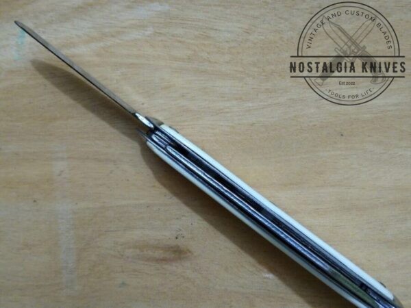 ‘The Ideal’ Vintage 3.5″ Jack Knife w/ White Handles [Used – Near Mint Cond.] Collectible Knives campgear