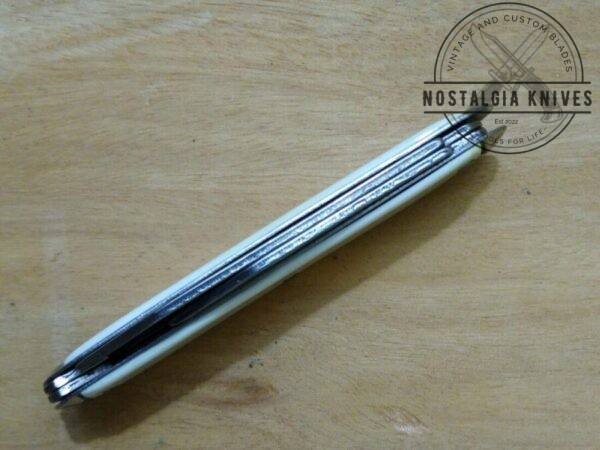 ‘The Ideal’ Vintage 3.5″ Jack Knife w/ White Handles [Used – Near Mint Cond.] Collectible Knives campgear