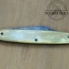 Vintage AutoPoint 2 Blade Pocket Knife with Yellow Pearl Handle Scales- Rare Promo knife[Used-Near Mint Cond.] - Image 5