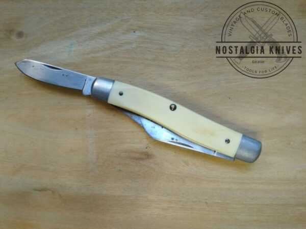 Vintage Frontier Imperial U.S.A. 4432 – Large Stockman 3 blade Pocket Knife[Used – Mint Cond.] Everyday Carry[EDC]