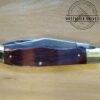 Vintage Imperial Frontier Large Double Eagle 4625 - Wood Handled 2 Blade Folding Hunter Knife w/Sheath[Unused - Pristine Mint Cond.] - Image 4