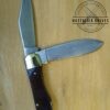Vintage Imperial Frontier Large Double Eagle 4625 - Wood Handled 2 Blade Folding Hunter Knife w/Sheath[Unused - Pristine Mint Cond.] - Image 12