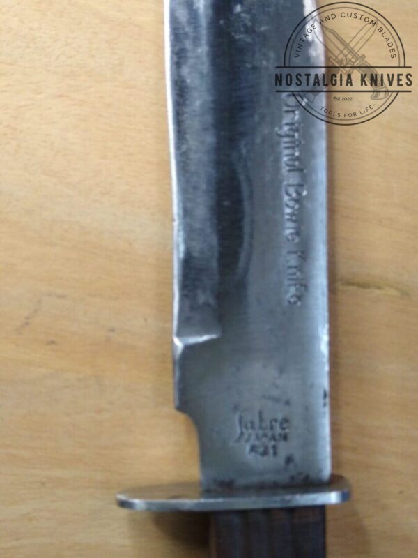 Vintage Sabre Japan 631 “Original Bowie Knife”, with Orig. Sheath [Used – Good Cond.] Collectible Knives