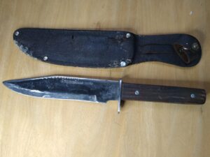 Vintage Sabre Japan 631 "Original Bowie Knife", with Orig. Sheath [Used - Good Cond.]