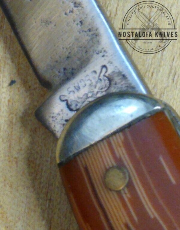Vintage Camillus 1940’s Sword Brand 2 Blade Pocket Knife with Multi-colored handle[Used -Near Mint Cond.] Camillus Cutlery