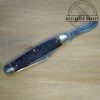 Vintage Kutmaster Utica, NY, Large 3 Blade Stockman with Jigged Delrin Scales, Brass Liners and Pins [Used - Mint Cond.] - Image 9