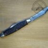 Vintage Kutmaster Utica, NY, Large 3 Blade Stockman with Jigged Delrin Scales, Brass Liners and Pins [Used - Mint Cond.] - Image 10