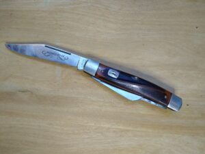 Anvil Brand, Large 4" - 'Honed Edge' - 3 Blade Stockman Pocket Knife [Used - Mint Cond.].