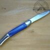 Vintage 'The Ideal' Sportsman Pocket Knife w/ Blue Handle [Unused - Near Mint] - Image 4