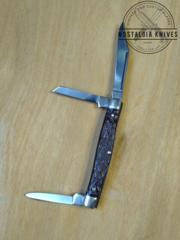 Vintage Camillus NY USA ‘Camillus Deluxe’ #83, Small 3 Blade Stockman [Used – Pristine Cond.] Camillus Cutlery