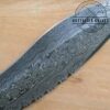 Damascus 15" kukri with Damascus guard and butt cap. Handmade in TX, USA - New Leather Belt Sheath, with that new leather smell.. =] [Unused - Pristine Cond.] - Image 8