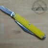 Vintage 'The Ideal' Jack knife, 2 blade Pocket knife with Jigged Yellow Scales[Unused - Pristine Cond.] - Image 4