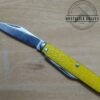 Vintage 'The Ideal' Jack knife, 2 blade Pocket knife with Jigged Yellow Scales[Unused - Pristine Cond.] - Image 7