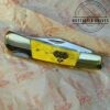 Steel Warrior Single Blade - Barracuda SW-100BNJ with Bone Banana Jigged Handle in Orig. Packaging [New - Unused Cond.]