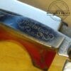 Anvil Brand USA Pat. #3317996. Etched w/'Honed Edge'. 3 Blade - Stockman Pocket Knife [Unused - Pristine Cond] - Image 8