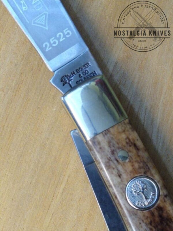 Vintage Böker Solingen 2525 Trapper – 2 blade Jack knife In Original Packaging. [Unused – Pristine Cond.] Böker