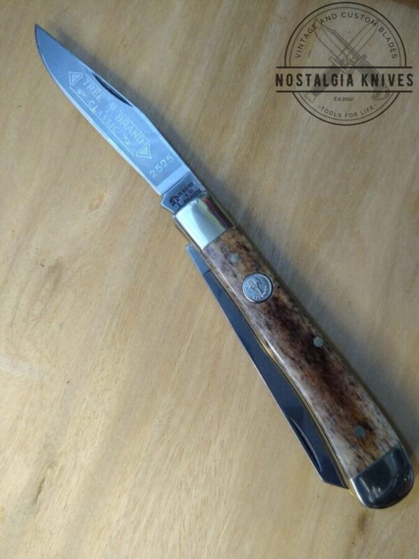 Vintage Böker Solingen 2525 Trapper – 2 blade Jack knife In Original Packaging. [Unused – Pristine Cond.] Böker