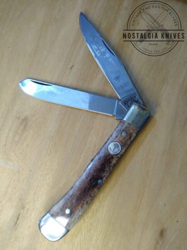 Vintage Böker Solingen 2525 Trapper – 2 blade Jack knife In Original Packaging. [Unused – Pristine Cond.] Böker