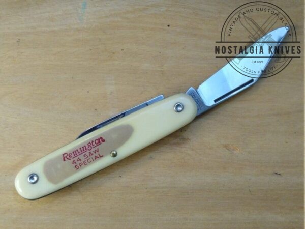 Vintage Colonial Prov RI USA -1959 Remington .44 S&W Special 2-Blade Jack Knife [Unused – Pristine Cond.] Collectible Knives cutlery
