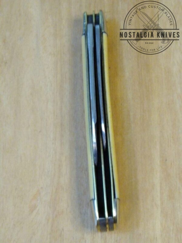 Vintage Comanche 2 Blade pocket knife with Mother Of Pearl Celluloid Scales [Used – Near Mint Cond.] Collectible Knives