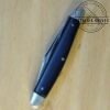 Vintage KutMaster Utica NY - 2 Blade Jack Knife with Smooth Black Delrin Handle Scales [Used - Near Mint Cond.] - Image 9