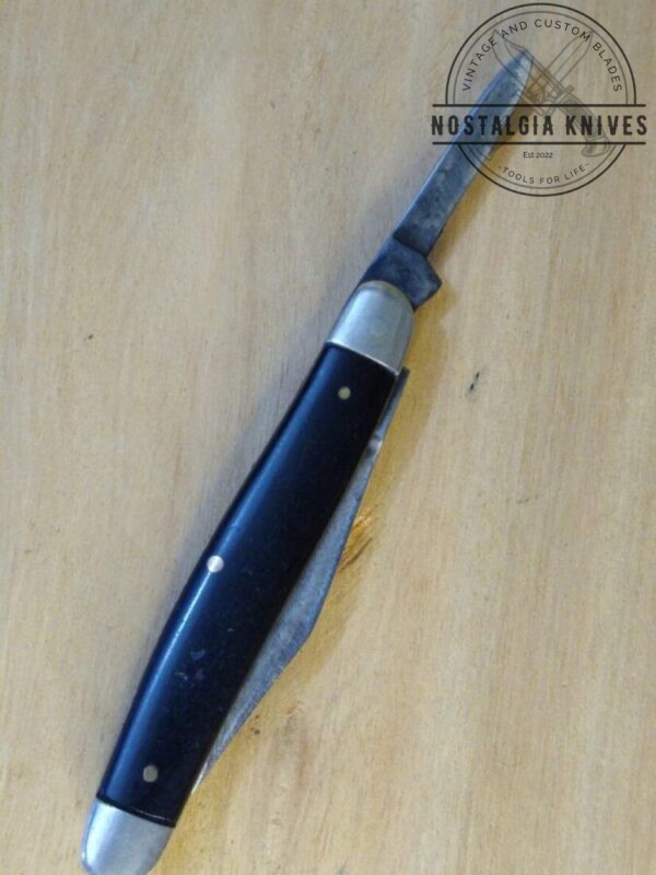 Vintage KutMaster Utica NY – 2 Blade Jack Knife with Smooth Black Delrin Handle Scales [Used – Near Mint Cond.] Everyday Carry[EDC]