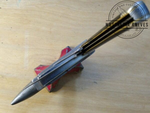 Vintage KutMaster Utica NY – 2 Blade Jack Knife with Smooth Black Delrin Handle Scales [Used – Near Mint Cond.] Everyday Carry[EDC]