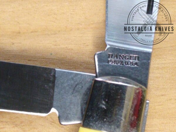 Vintage Ranger Prov. USA ‘Old Cutler’ Large 3 Blade Stockman Pocket Knife[Used – Mint Cond.] Collectible Knives