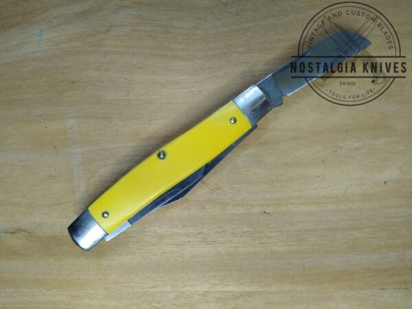 Vintage Ranger Prov. USA ‘Old Cutler’ Large 3 Blade Stockman Pocket Knife[Used – Mint Cond.] Collectible Knives
