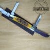 Böker Tree Brand Traditional 4 Blade Congress Pocket Knife with Brown Jigged Bone Handle 110721 - Made In Germany [Unused - Pristine Mint Cond.] - Image 7