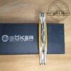 Böker Tree Brand Traditional 4 Blade Congress Pocket Knife with Brown Jigged Bone Handle 110721 - Made In Germany [Unused - Pristine Mint Cond.] - Image 10